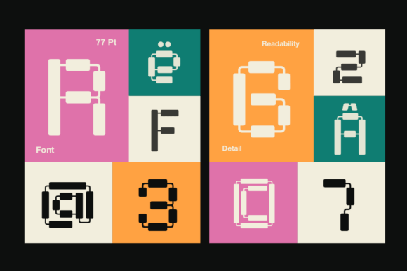 Play Sticz Font PNG with transparent background - Preview 3
