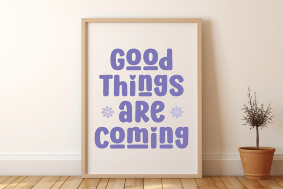 Playful Charming Font PNG with transparent background - Preview 1