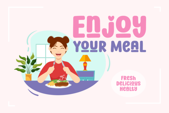 Playful Charming Font PNG with transparent background - Preview 3