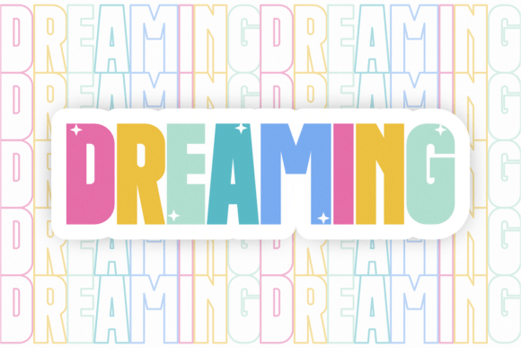 Playful Dreaming Font PNG with transparent background - Preview 2