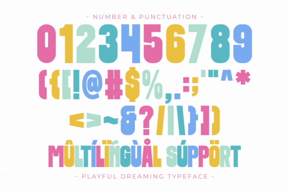 Playful Dreaming Font PNG with transparent background - Preview 6