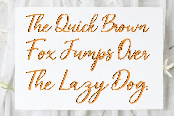 Premium Handwriting Font PNG with transparent background - Preview 1