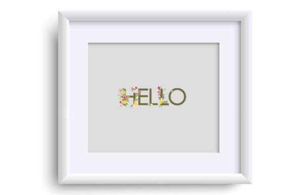 Pretty Posies Too Font PNG with transparent background - Preview 3