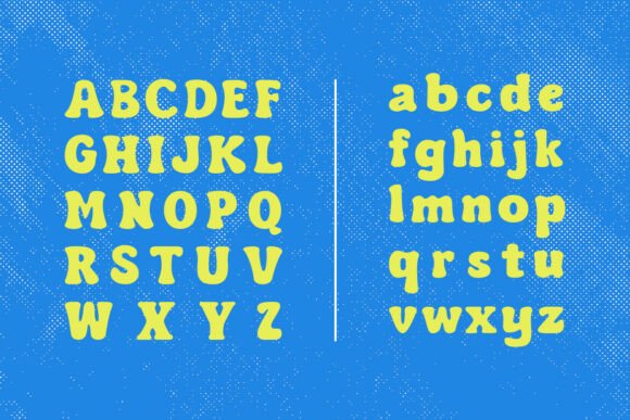 Puffetto Font PNG with transparent background - Preview 1