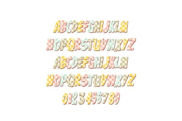 Retro Housewife Font PNG with transparent background - Preview 1