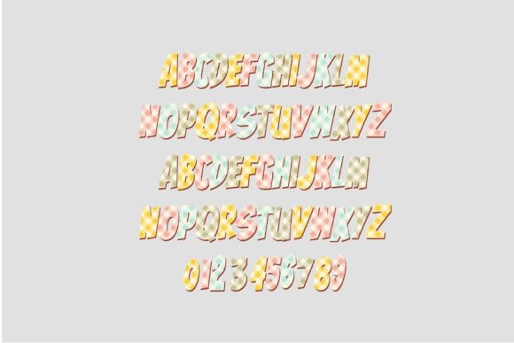 Retro Housewife Font PNG with transparent background - Preview 2
