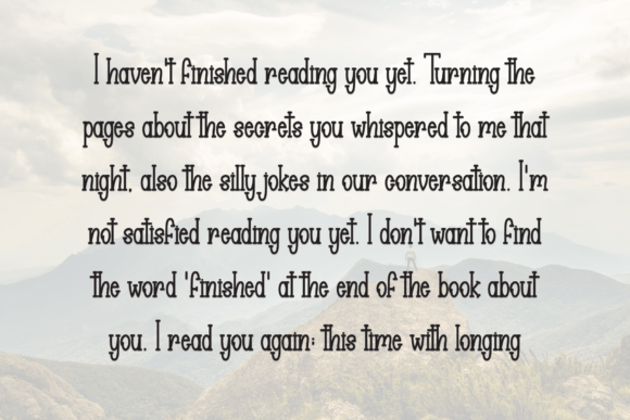 Season Holiday Font font preview - 5
