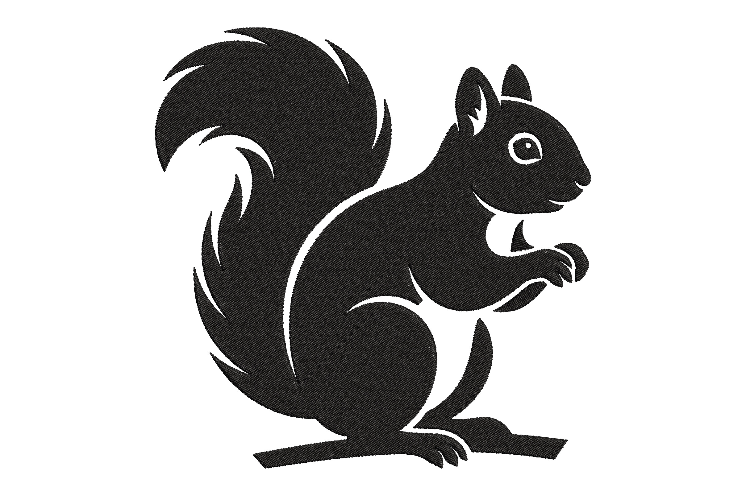 Squirrel Embroidery Design