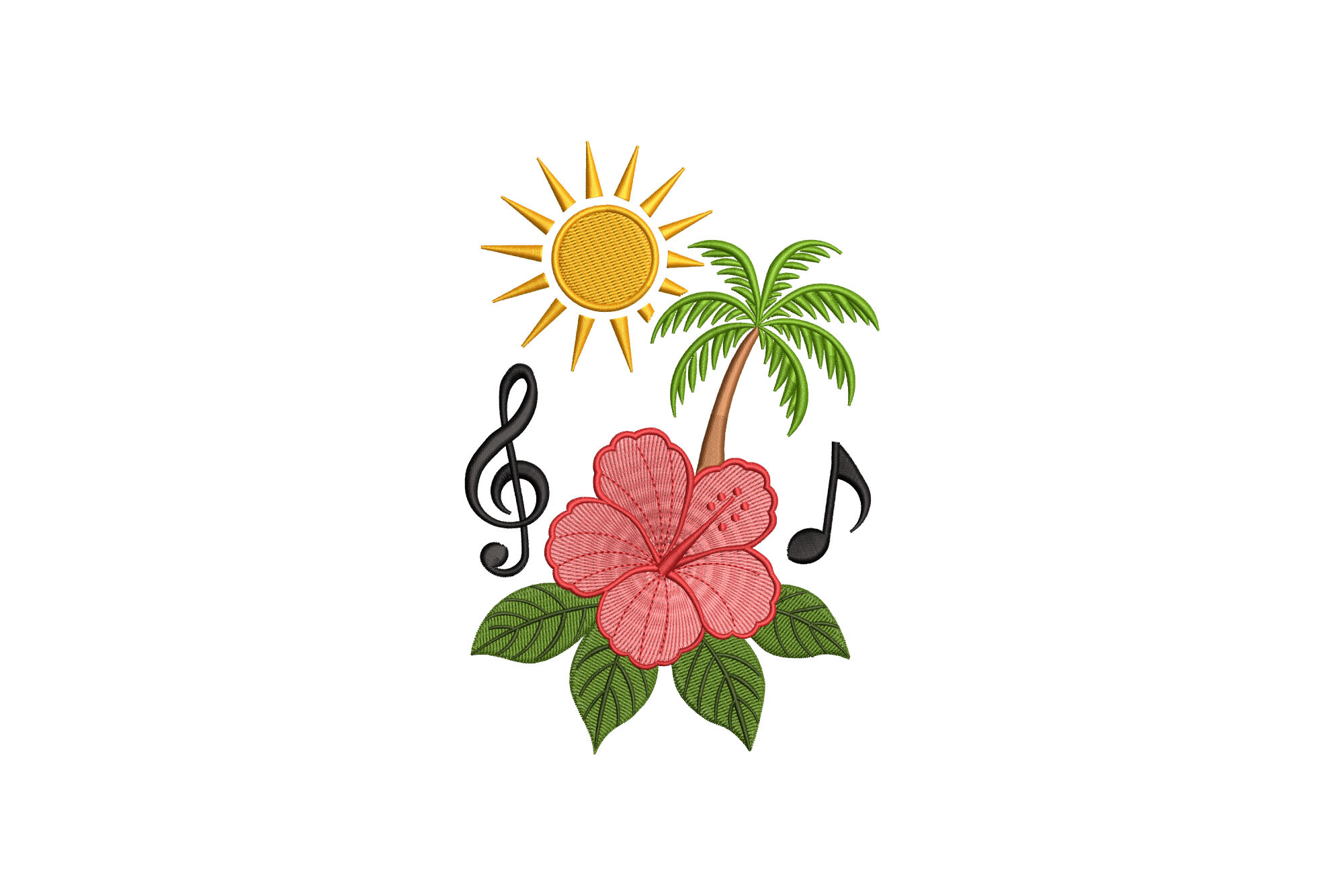 Tropical Hibiscus Flower