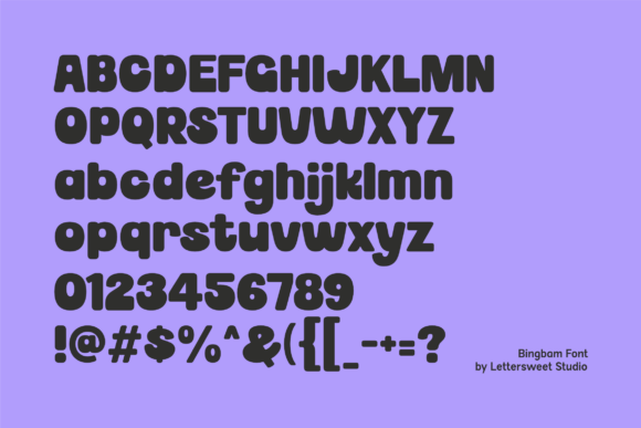 Bingbam Font - Preview 1