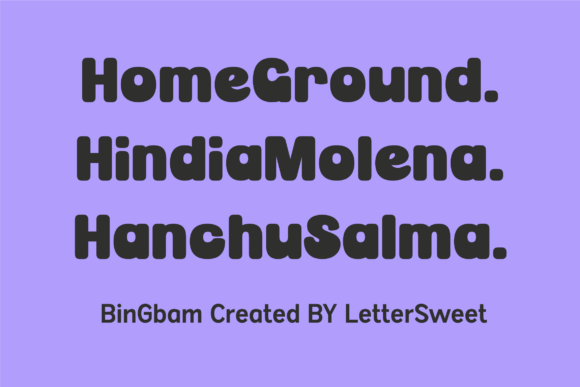 Bingbam Font - Preview 4