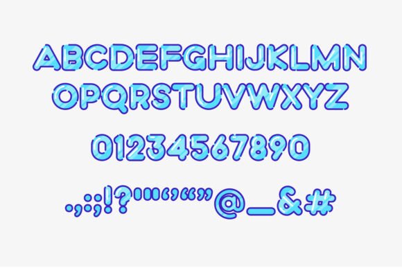 Bubblio Glaze Font - Preview 2