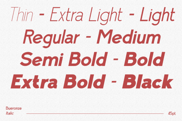 Bueronze Font - Preview 3