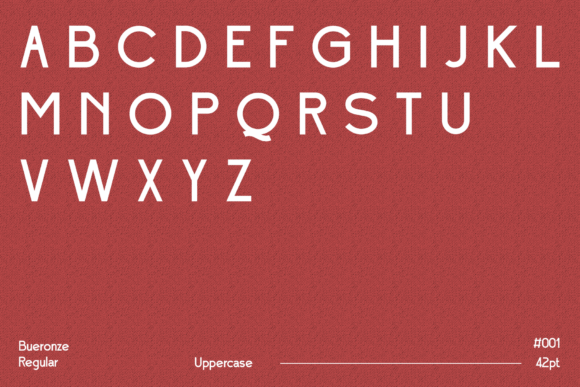 Bueronze Font - Preview 6