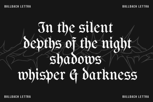 Bulldach Lettra Font - Preview 1