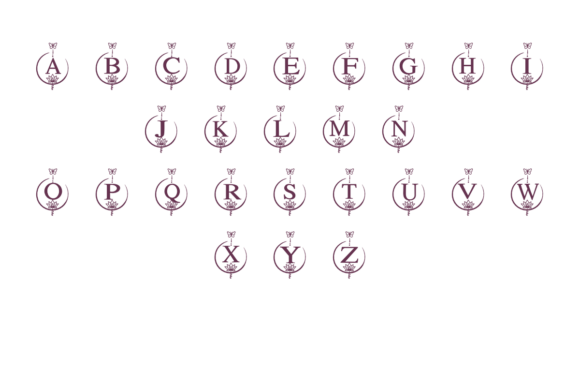 Butterfly and Lotus Font - Preview 1