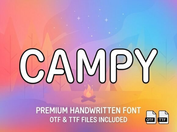 Campy Font - Preview 1