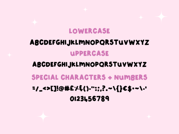 Chonk Font PNG with transparent background - Preview 1