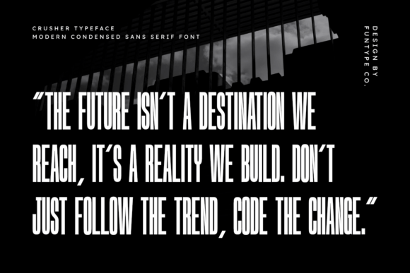 Crusher Font - Preview 6