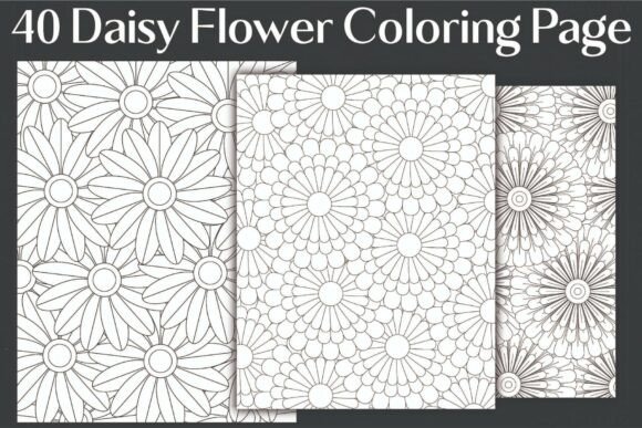 100 Flower Circular Coloring Book Pages Graphic by Pixvera · Creative ...