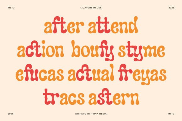 Dripero Font - Preview 4