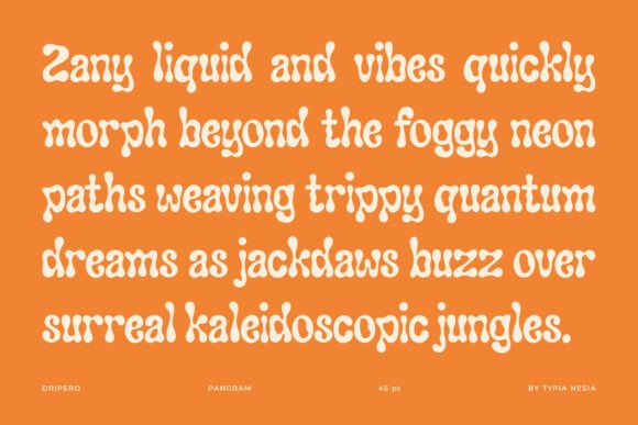 Dripero Font - Preview 5