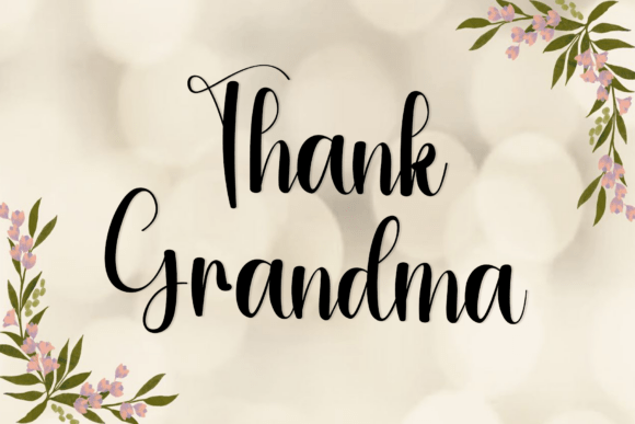 Family Calligraphy Font - Preview 6