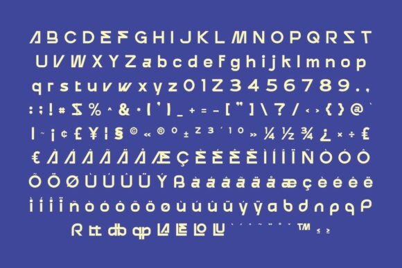 Fenoment Font PNG with transparent background - Preview 1