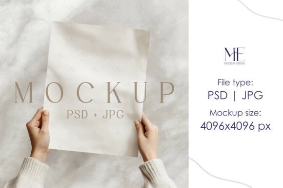 Folded Newspaper Mockup PSD