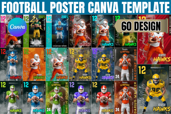 Football Poster Canva Template