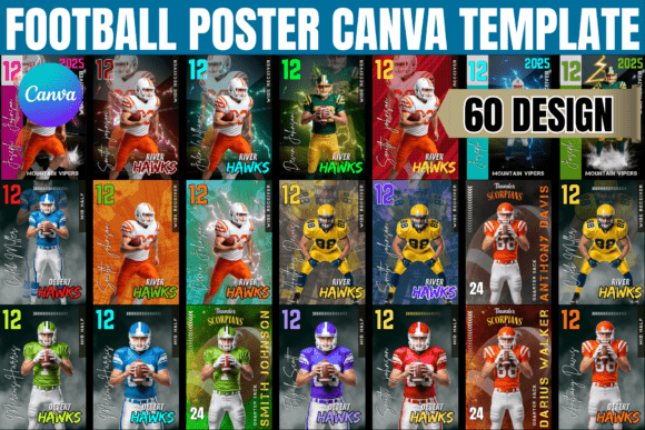 Football Poster Canva Template