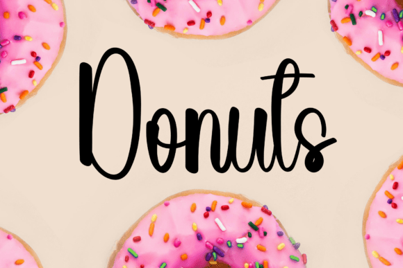 Friday Authentic Font PNG with transparent background - Preview 3