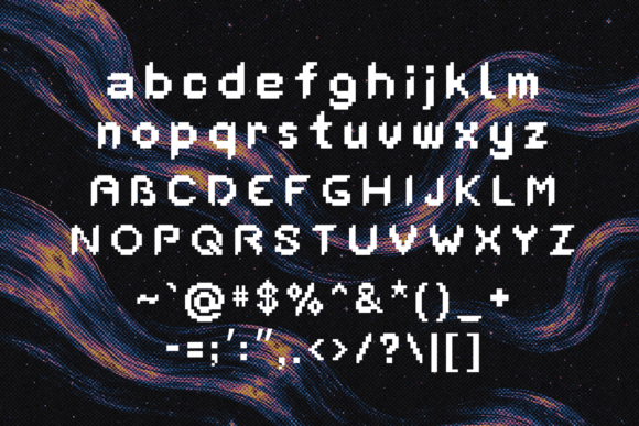 Galactic Grid Font - Preview 1