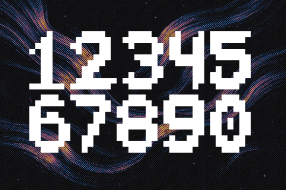 Galactic Grid Font - Preview 2