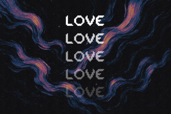 Galactic Grid Font - Preview 4