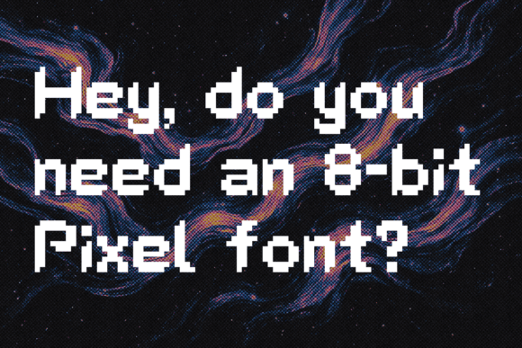 Galactic Grid Font - Preview 6