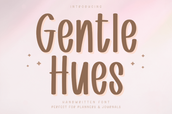 Gentle Hues font