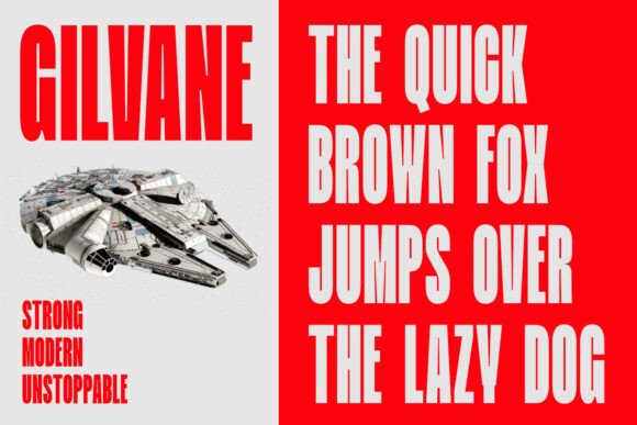 Gilvane Font PNG with transparent background - Preview 2
