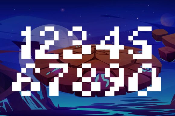 Glyph Galaxy Font - Preview 3