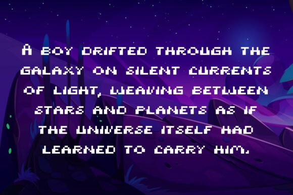 Glyph Galaxy Font - Preview 4