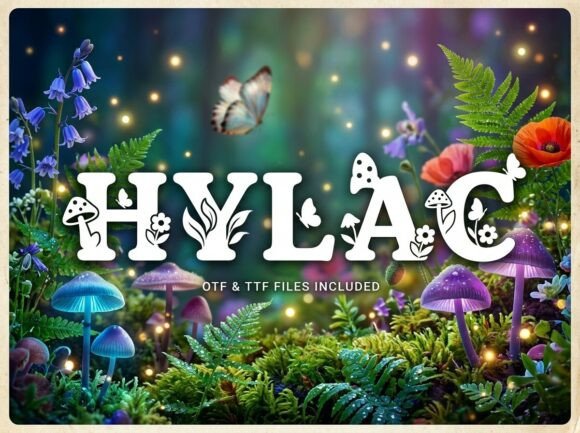 Hylac Font PNG with transparent background - Preview 2