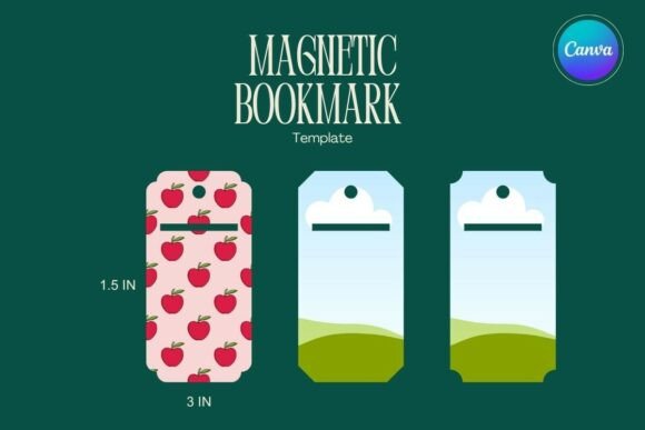 Magnetic Bookmark Display Canva Frame