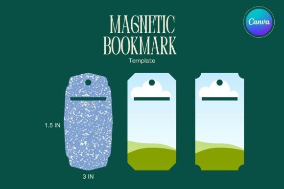 Magnetic Bookmark Display Canva Frame