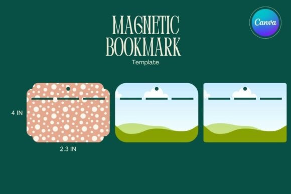 Magnetic Bookmark Display Canva Frame