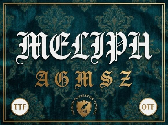 Meliph Font PNG with transparent background - Preview 1