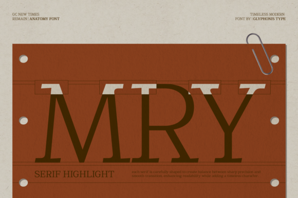 New Times Remain Font PNG with transparent background - Preview 3