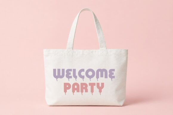 Pastel Balloon Font PNG with transparent background - Preview 2
