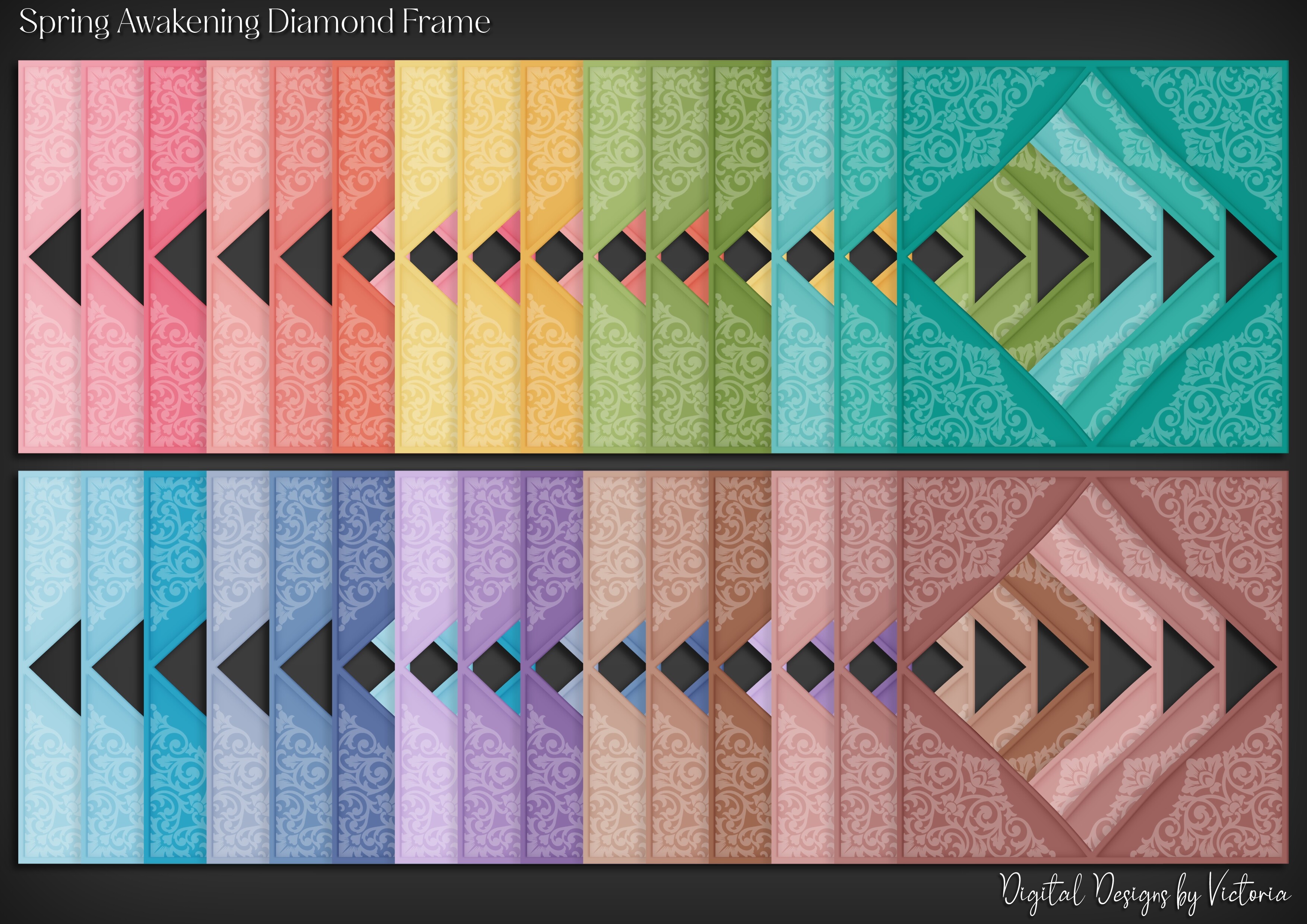 Spring Awakening Diamond Frame
