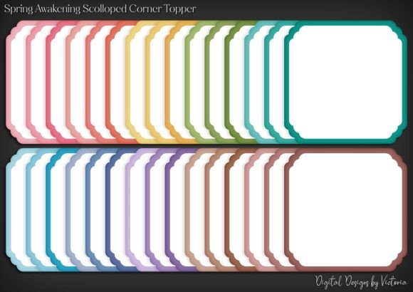 Spring Awakening Scolloped Corner Topper