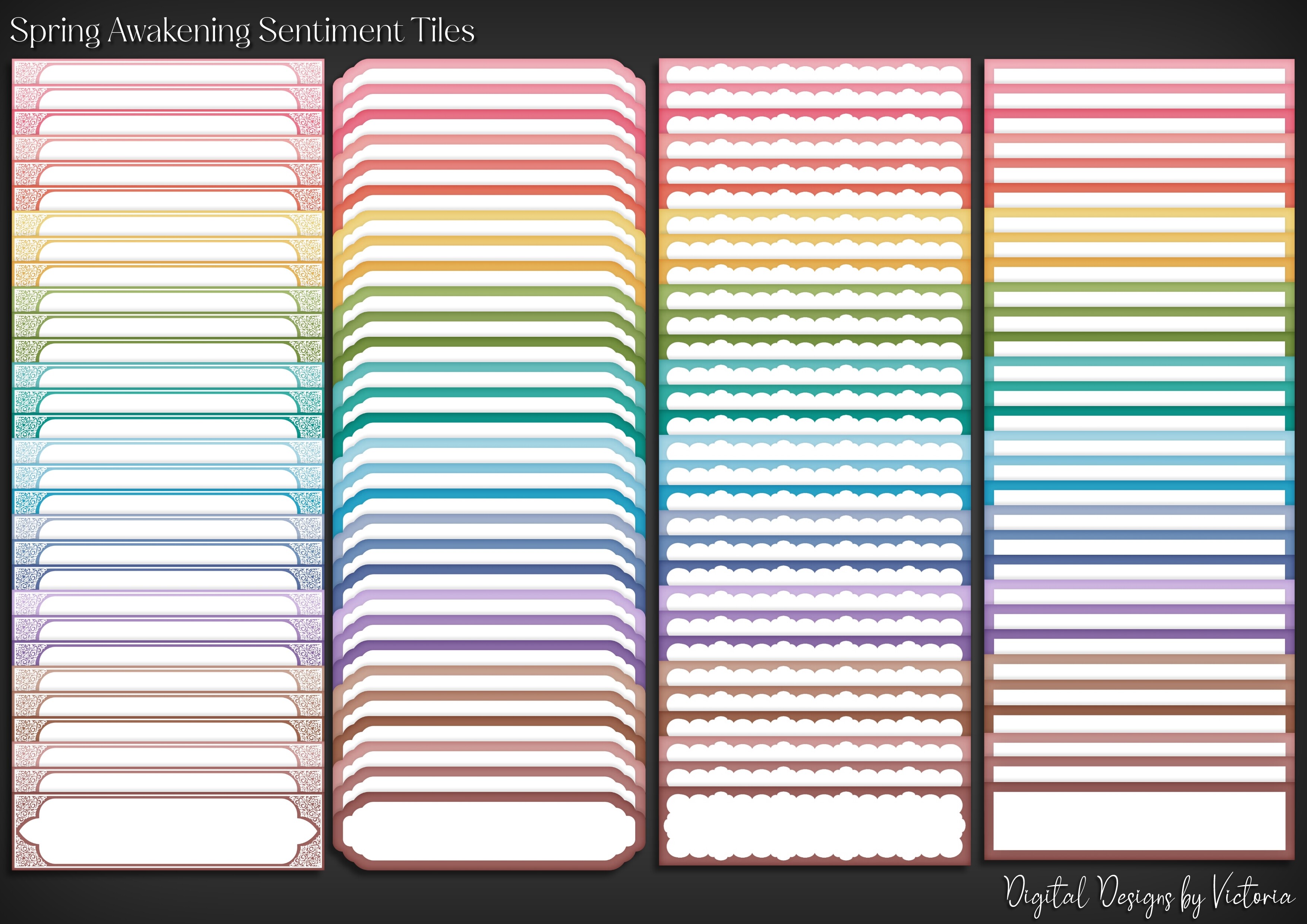 Spring Awakening Sentiment Tiles